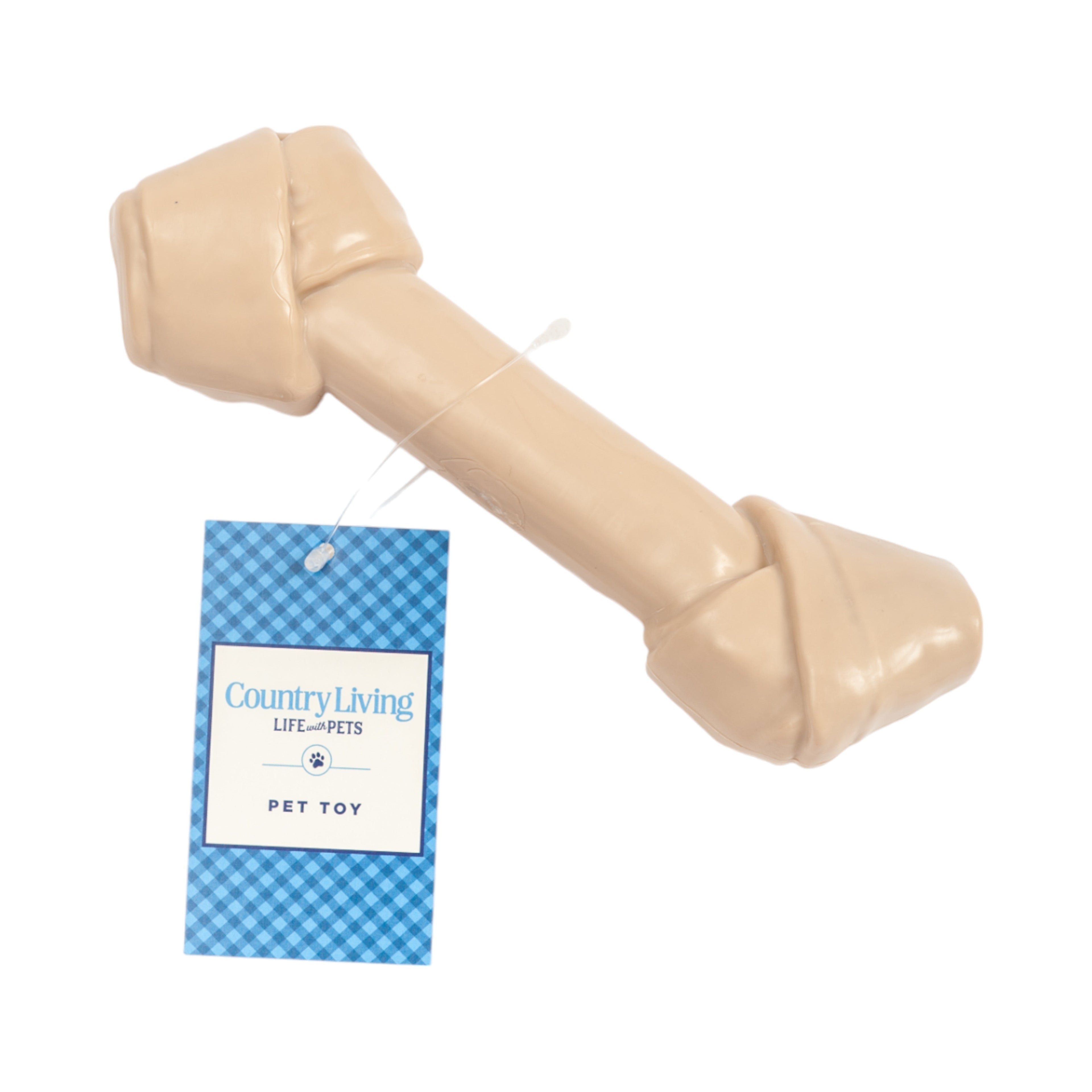 Country Living Nylon Bone Dog Chew Toy – Durable Rawhide-Shaped - Elite Pet Collective