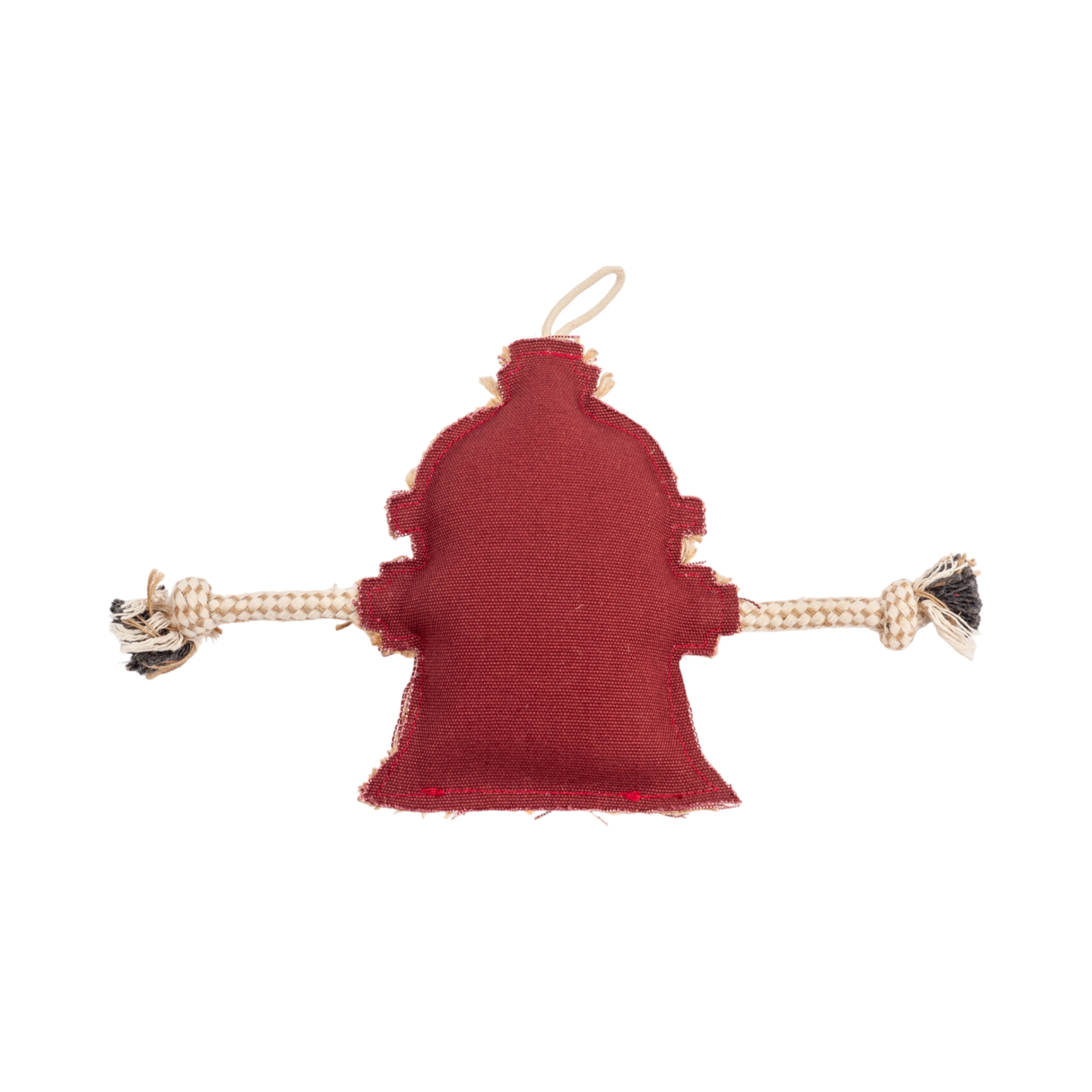 Country Living Canvas & Jute Fire Hydrant Dog Chew Toy – Durable, Safe and Non-Toxic - Elite Pet Collective
