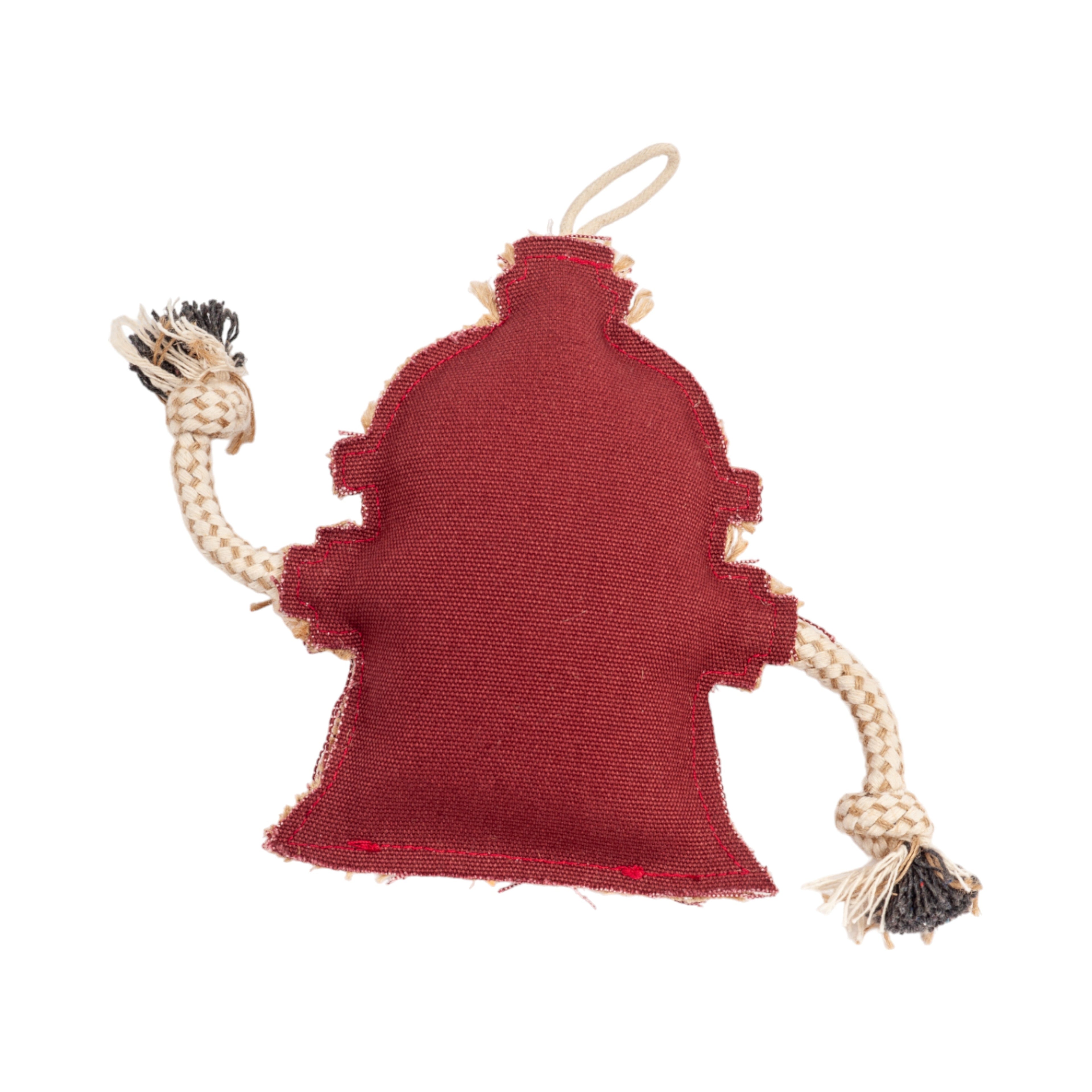 Country Living Canvas & Jute Fire Hydrant Dog Chew Toy – Durable, Safe and Non-Toxic - Elite Pet Collective