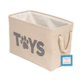 Country Living Foldable Fabric Dog Toy Storage Bin - Convenient Organizer for Pet Accessories - Elite Pet Collective