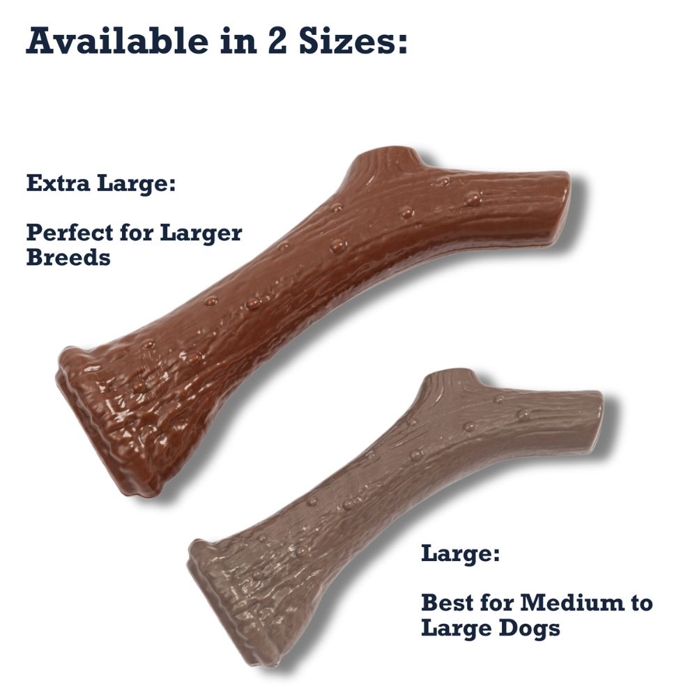 Country Living Nylon Antler Dog Chew Toy – with Natural Chicken Flavor - Elite Pet Collective