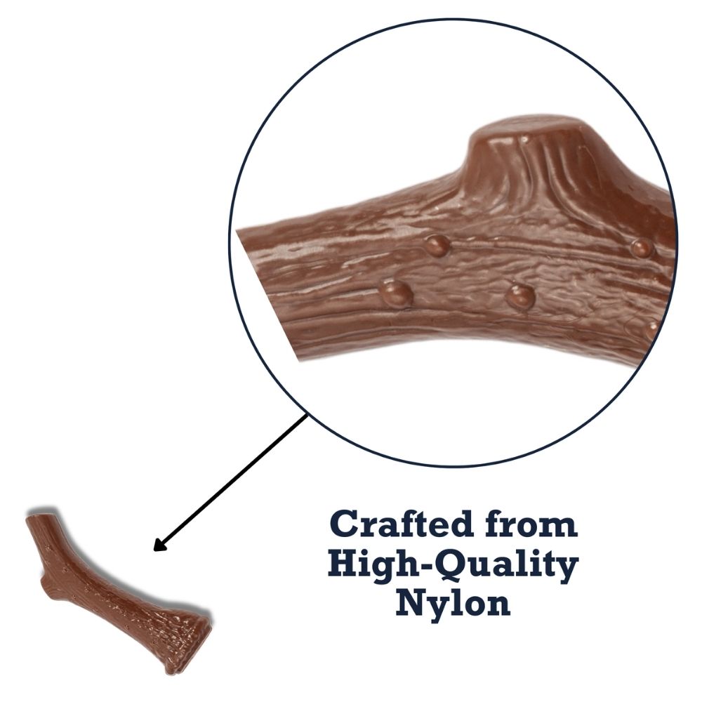 Country Living Nylon Antler Dog Chew Toy – with Natural Chicken Flavor - Elite Pet Collective