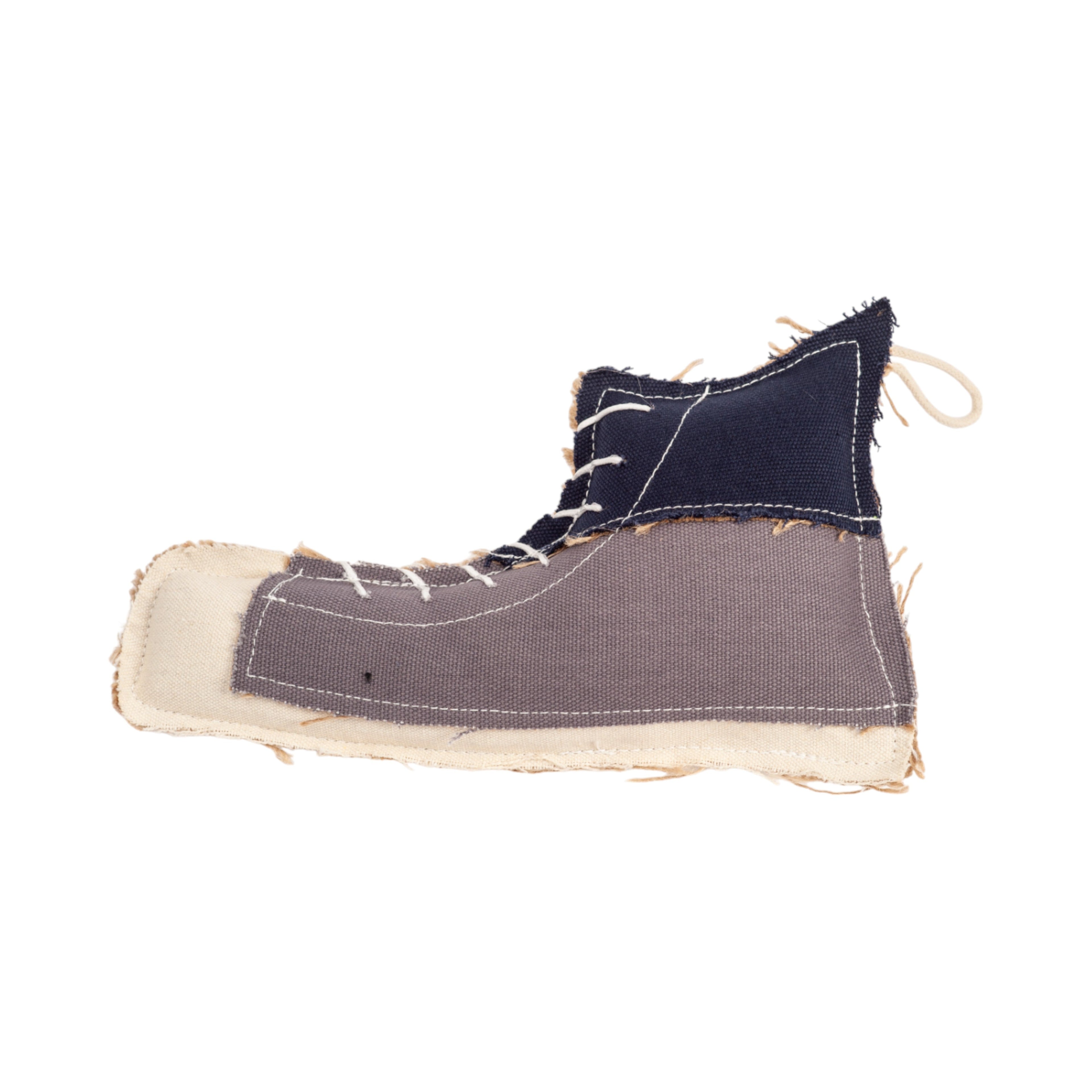 Country Living Canvas & Jute Shoe-Shaped Dog Chew Toy – Durable, Safe and Non-Toxic - Elite Pet Collective