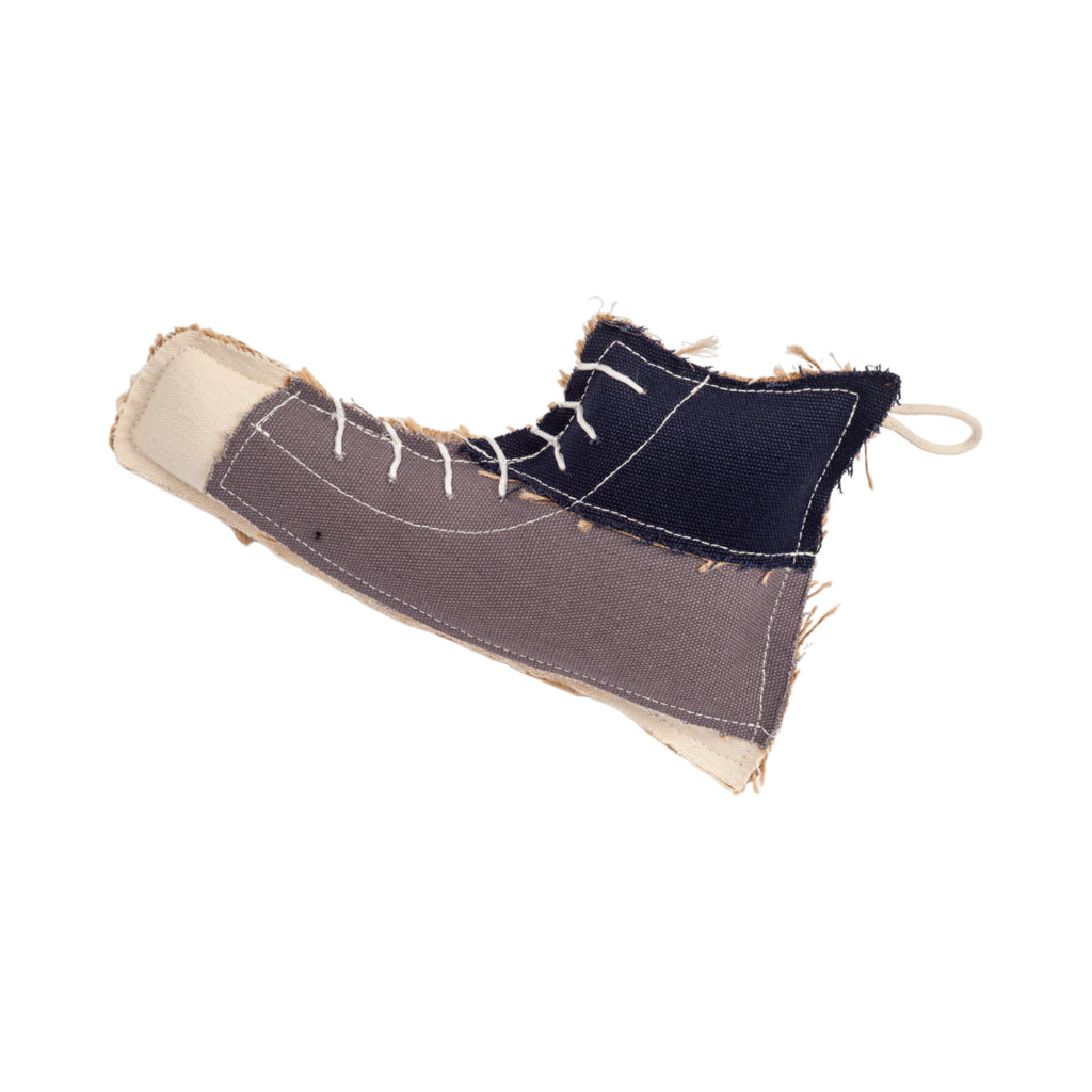 Country Living Canvas & Jute Shoe-Shaped Dog Chew Toy – Durable, Safe and Non-Toxic - Elite Pet Collective