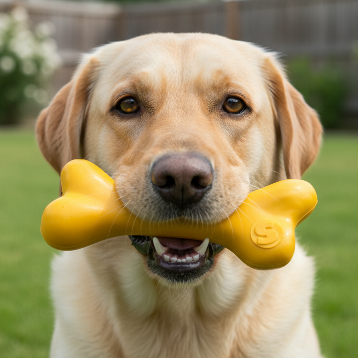 PUP-X Rubber Bone Dog Toy - Durable, Floats, Chew Toy for Large Dogs | USA - Elite Pet Collective