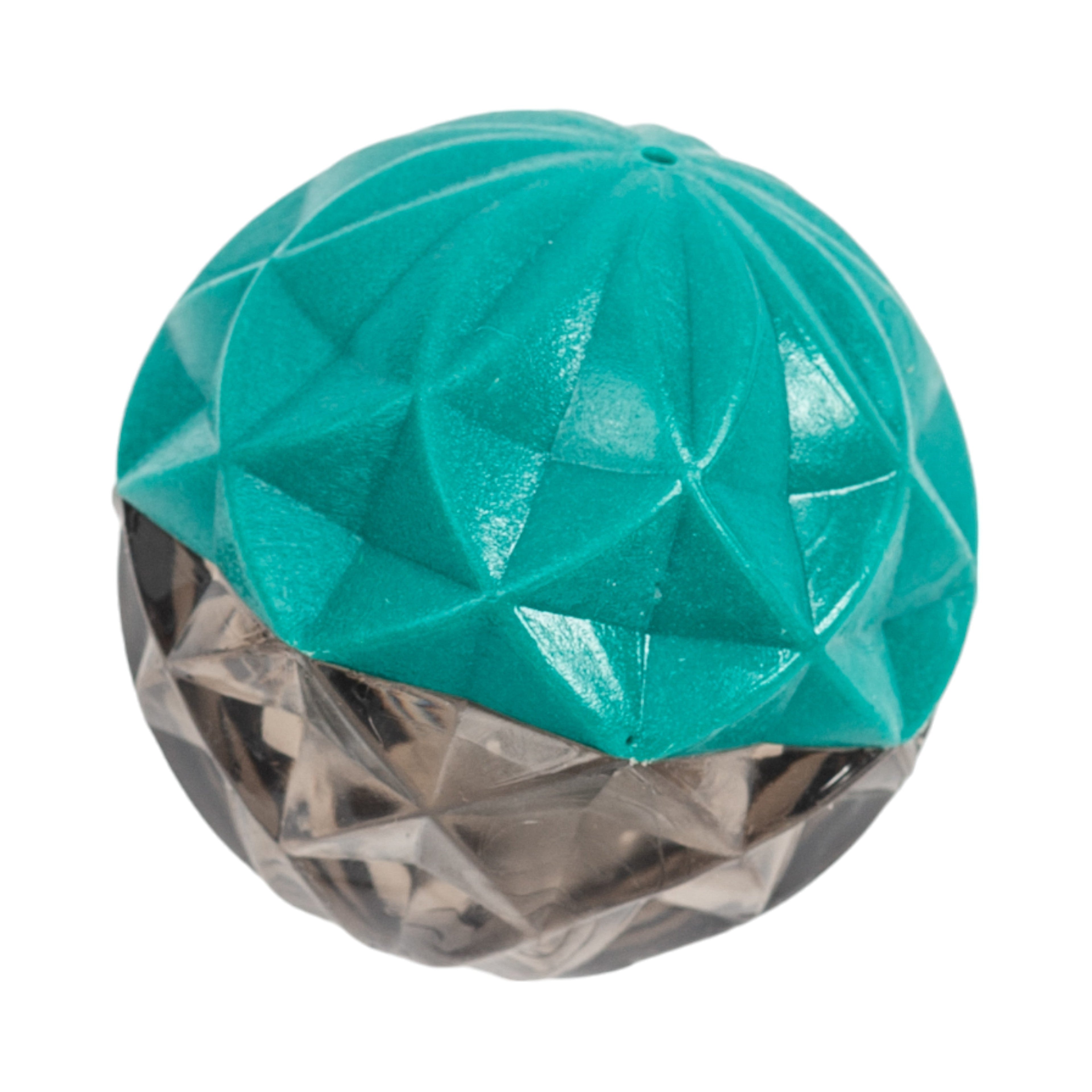 Country Living Geometric Textured Ball Dog Chew Toy, Interactive Rubber Toy for Mental Stimulation – Small - Elite Pet Collective