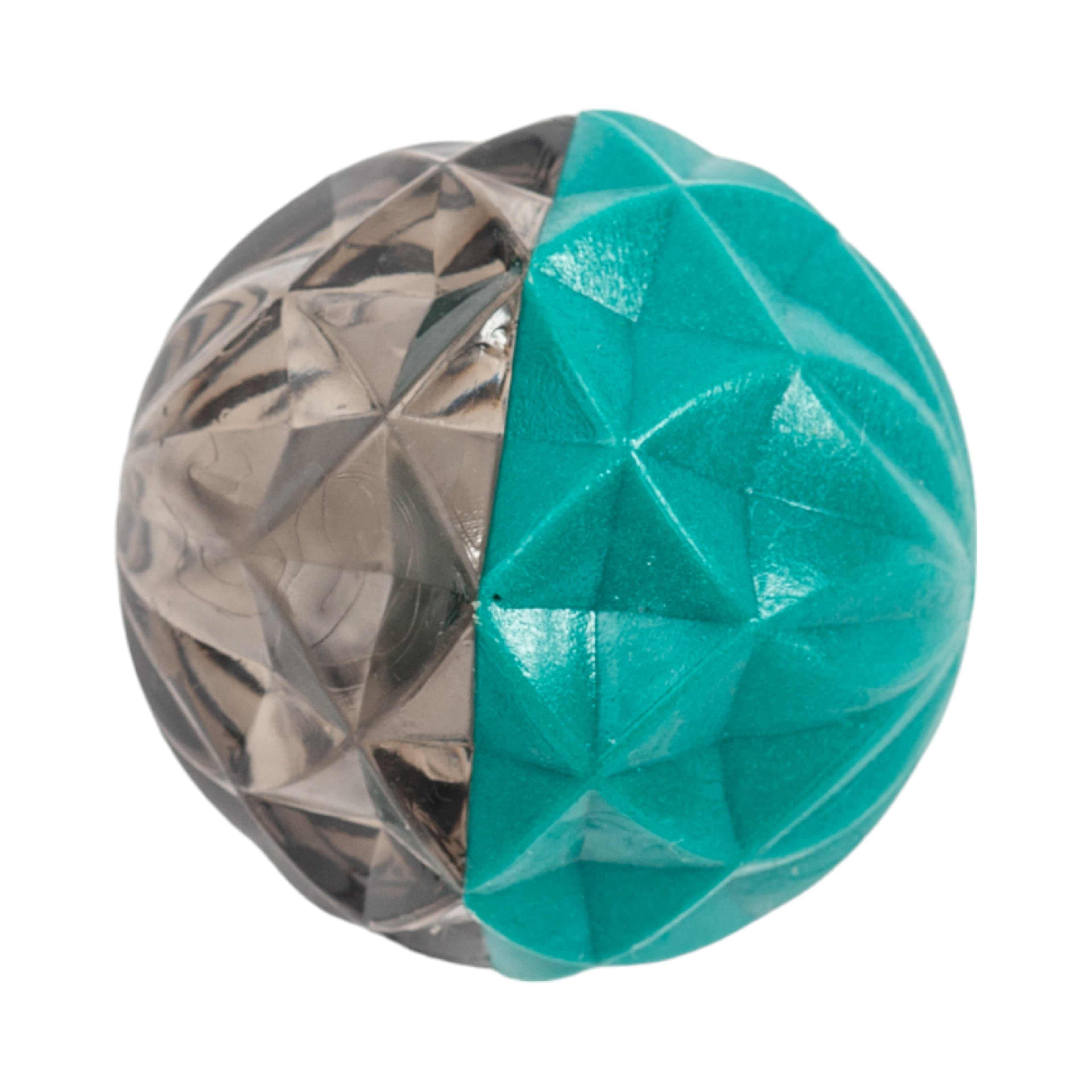 Country Living Geometric Textured Ball Dog Chew Toy, Interactive Rubber Toy for Mental Stimulation – Small - Elite Pet Collective