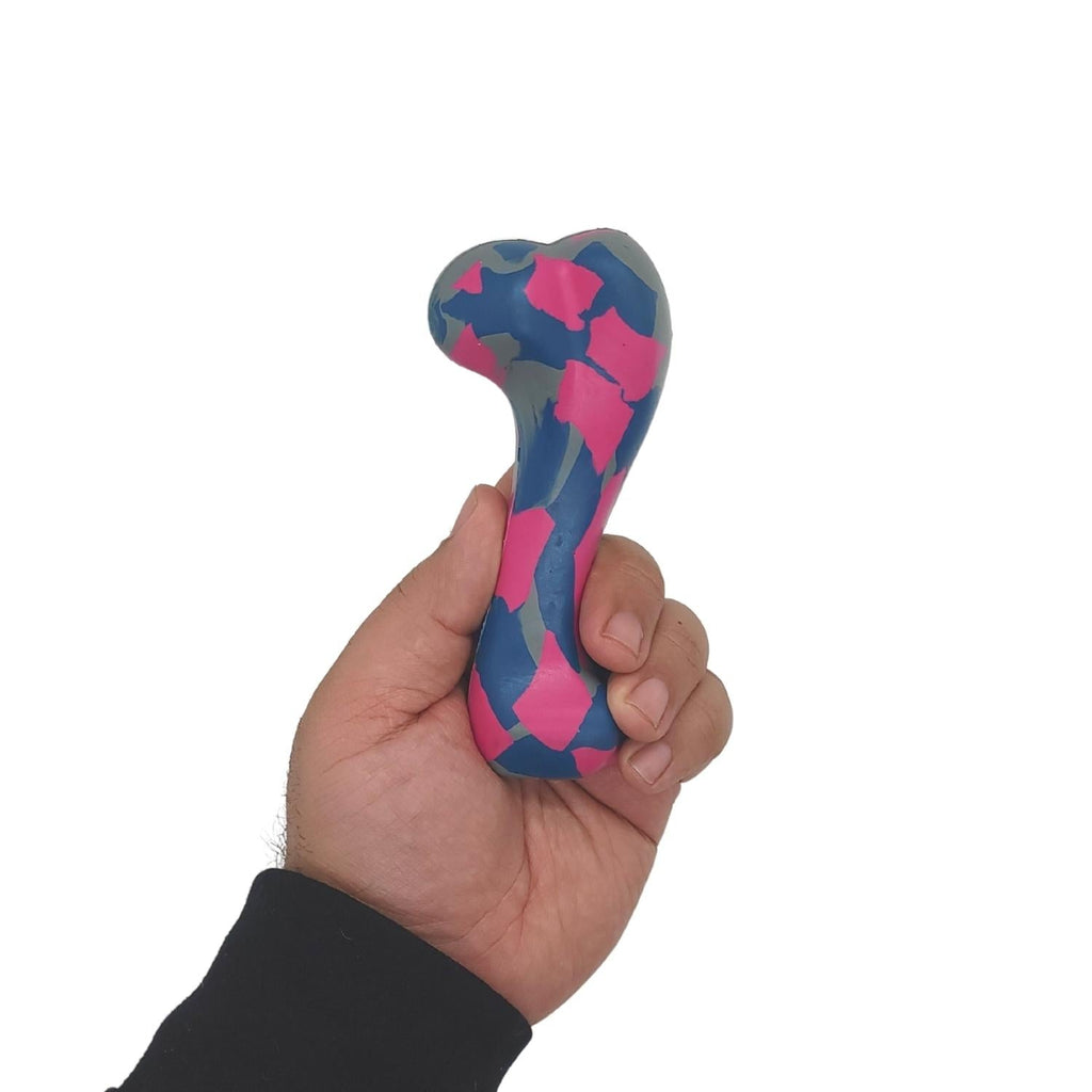Natural Rubber Dog Bone Chew Toy – Durable & Safe, Fun & Interactive Play – Small - Elite Pet Collective