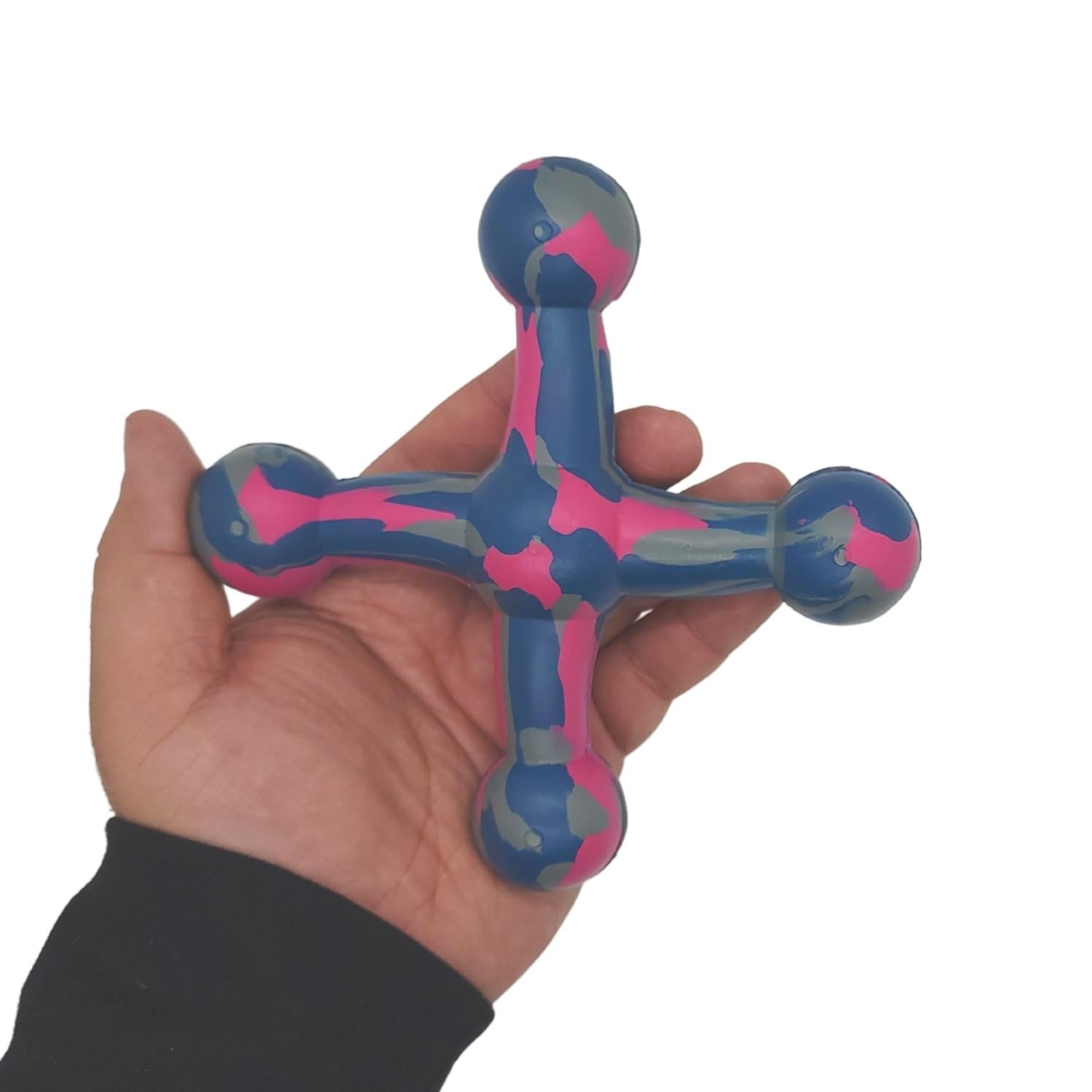Natural Rubber Jack Dog Toy – Durable, Non-Toxic Chew Toy for Engaging Play and Enhanced Agility - Elite Pet Collective