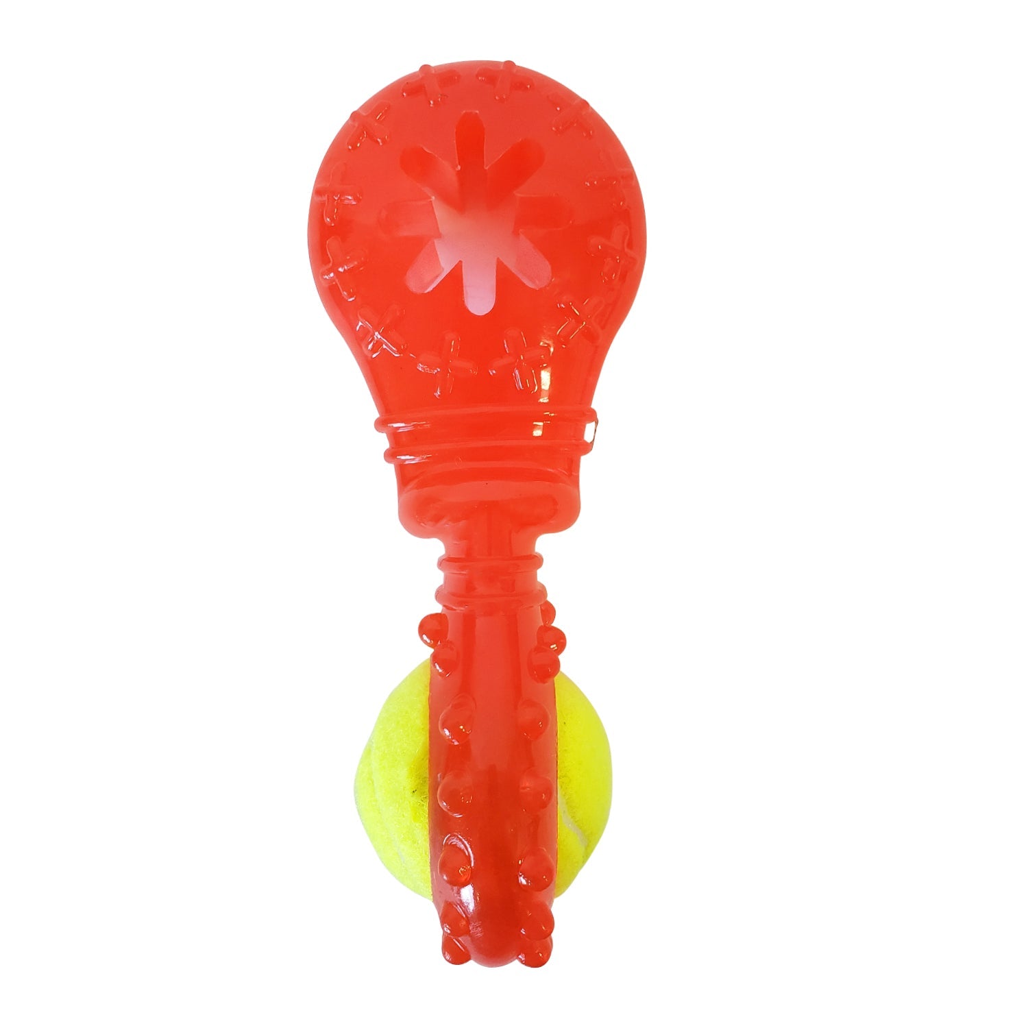 TPR Interactive Dog Chew Toy with Detachable Squeaker & Treat Fill - Elite Pet Collective