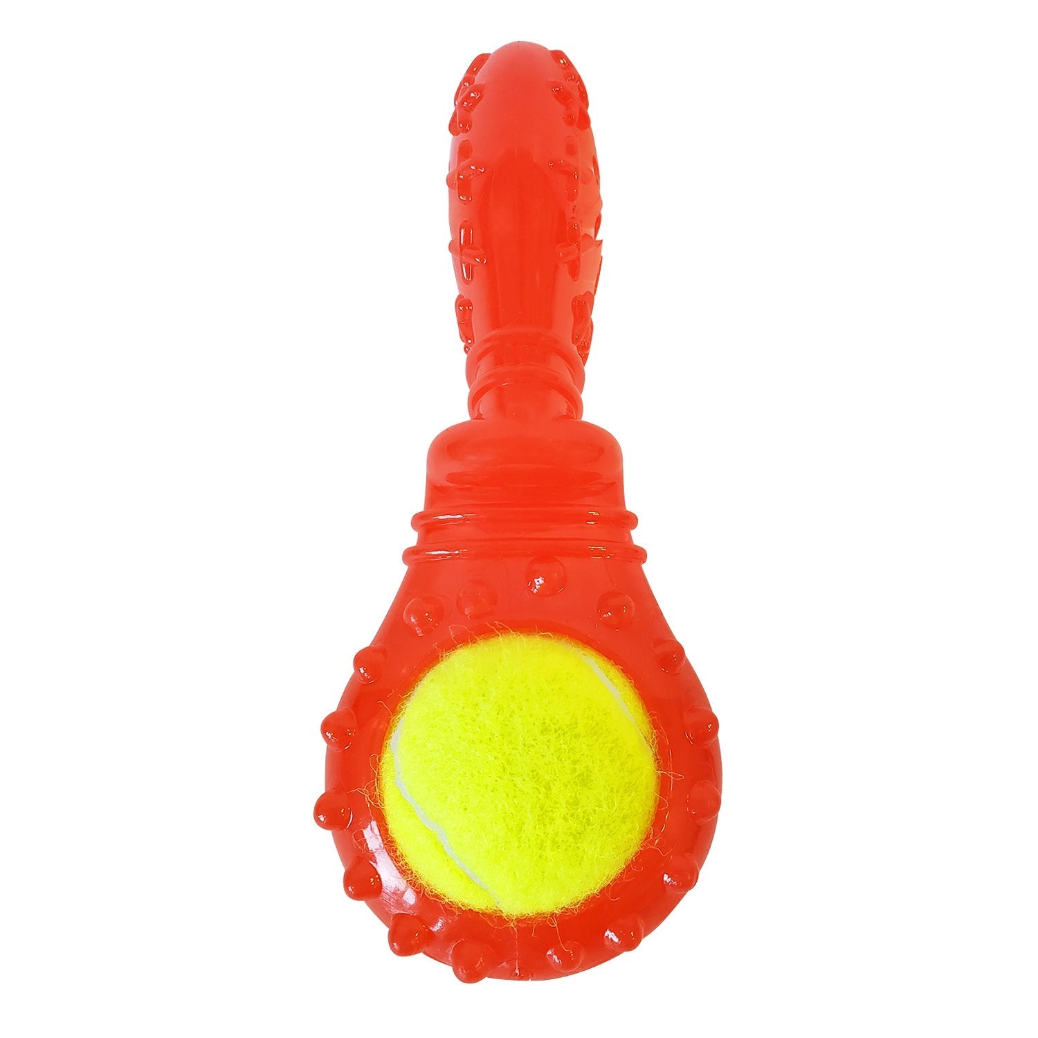 TPR Interactive Dog Chew Toy with Detachable Squeaker & Treat Fill - Elite Pet Collective