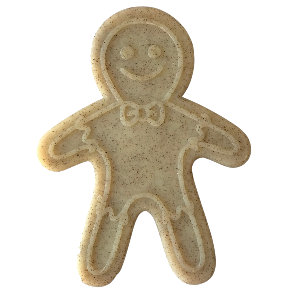 Gingerbread Man Nylon Dog Chew Toy for Aggressive Chewers | USA Made - Elite Pet Collective