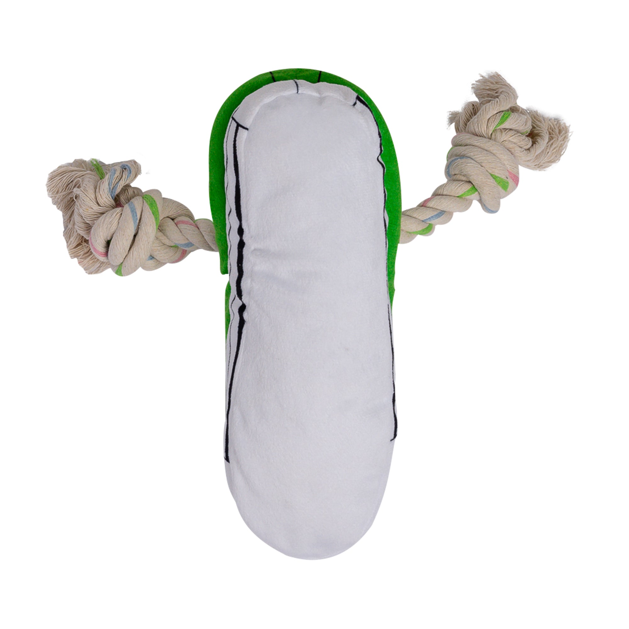 Squeaky Comfort Plush Sneaker Dog Toy – with Treat Compartment, Safe & Durable – Green - Elite Pet Collective