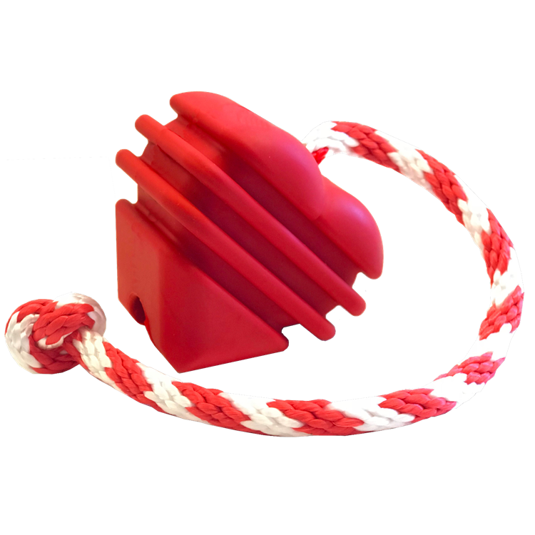 Heart on a String Dog Toy - Durable Rubber Tug Toy for Large Dogs | USA Made - Elite Pet Collective