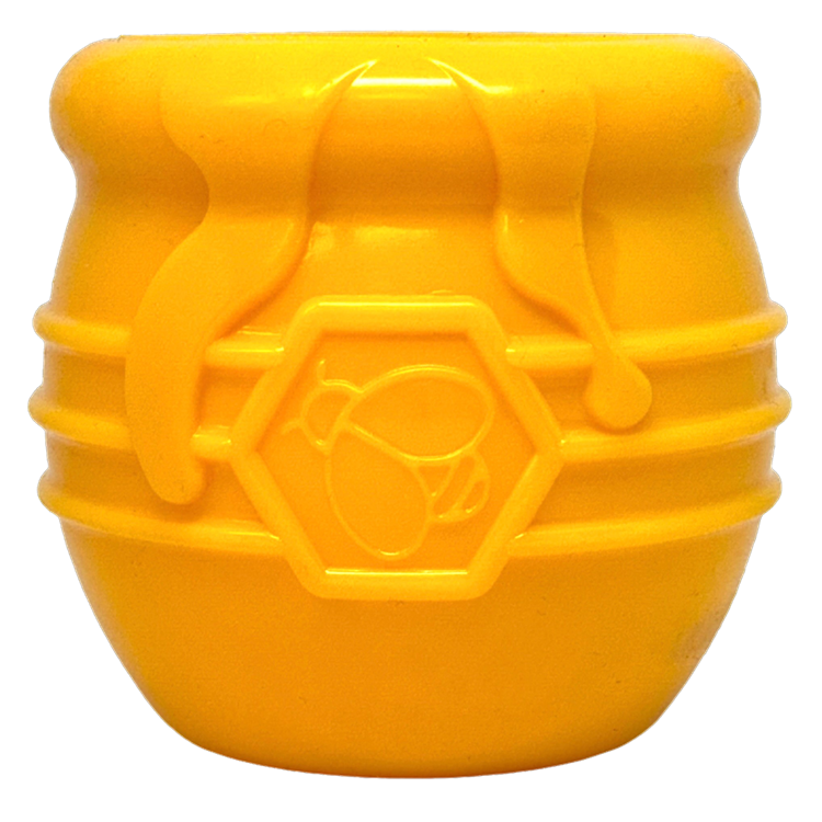 Honey Pot Dog eCup Treat Dispenser | Durable PUP-X Rubber Enrichment Toy | USA Made - Elite Pet Collective