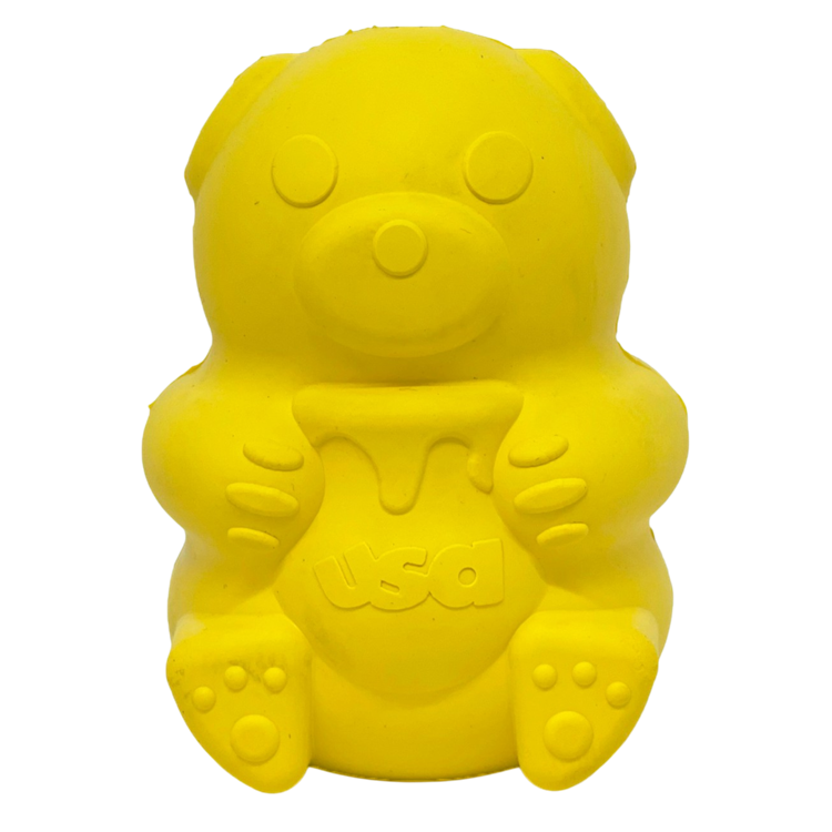 Honey Bear eDispenser - Durable Rubber Treat Dispenser for Dogs | USA Made - Elite Pet Collective