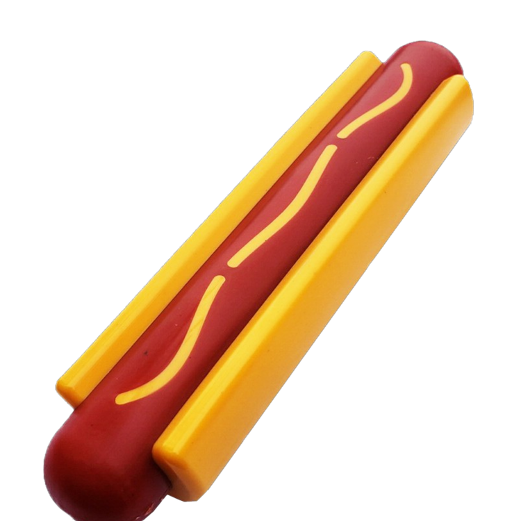 Hot Dog Nylon Dog Toy for Aggressive Chewers | USA Made | SodaPup - Elite Pet Collective