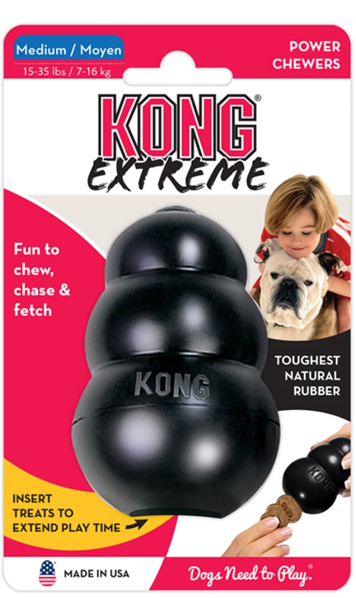 KONG Extreme Treat-Stuffing Dog Toy for Power Chewers - Elite Pet Collective
