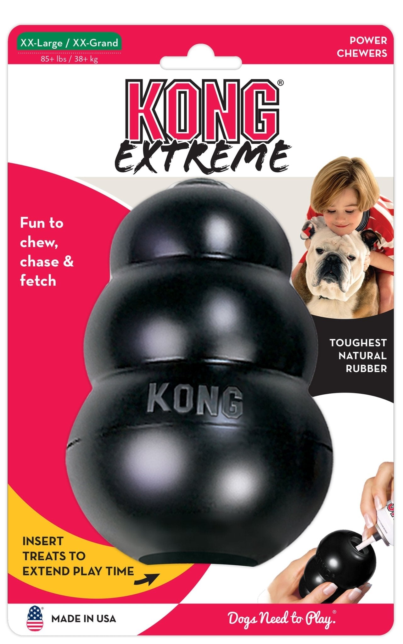 KONG Extreme Treat-Stuffing Dog Toy for Power Chewers - Elite Pet Collective