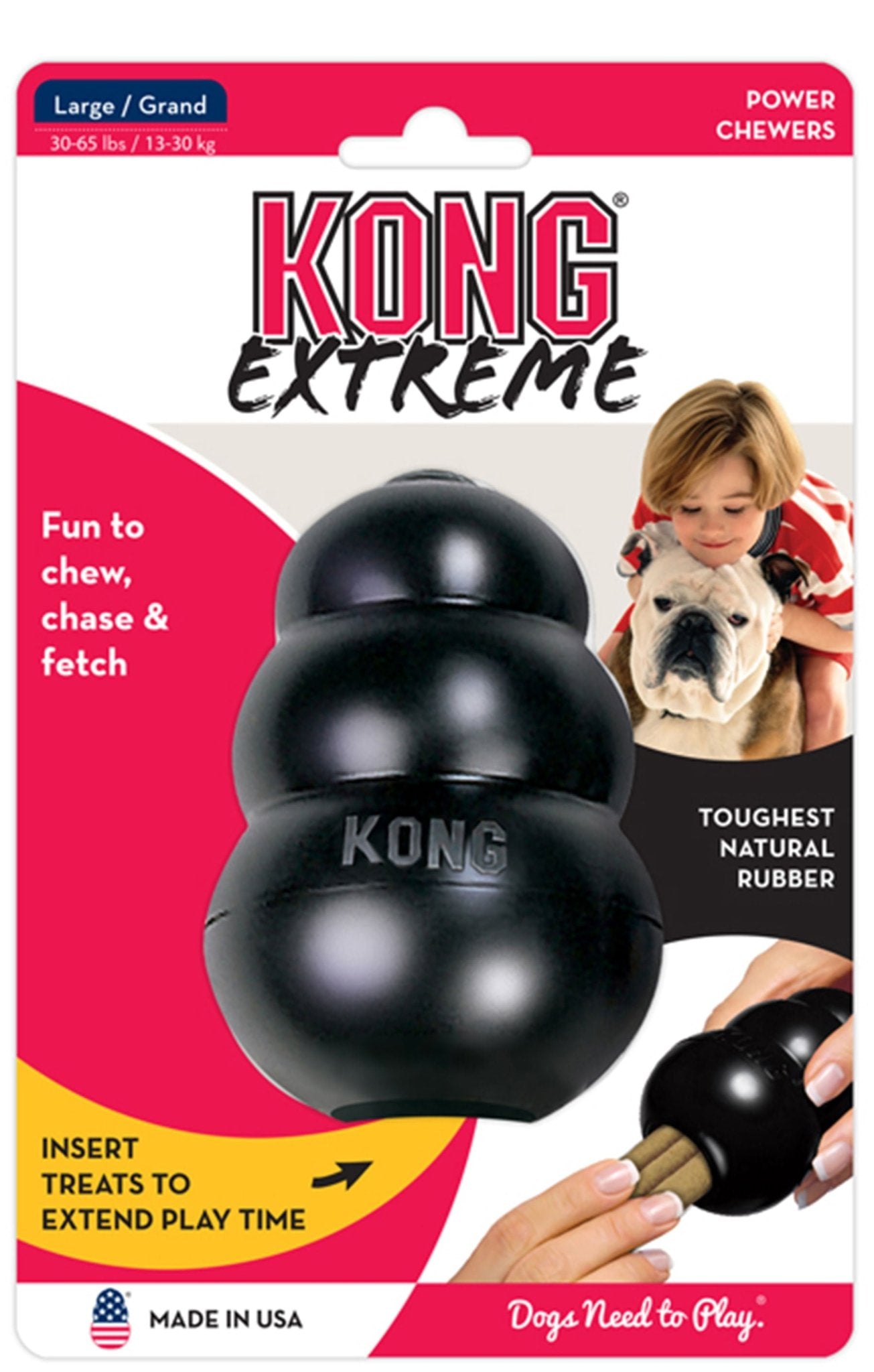 KONG Extreme Treat-Stuffing Dog Toy for Power Chewers - Elite Pet Collective