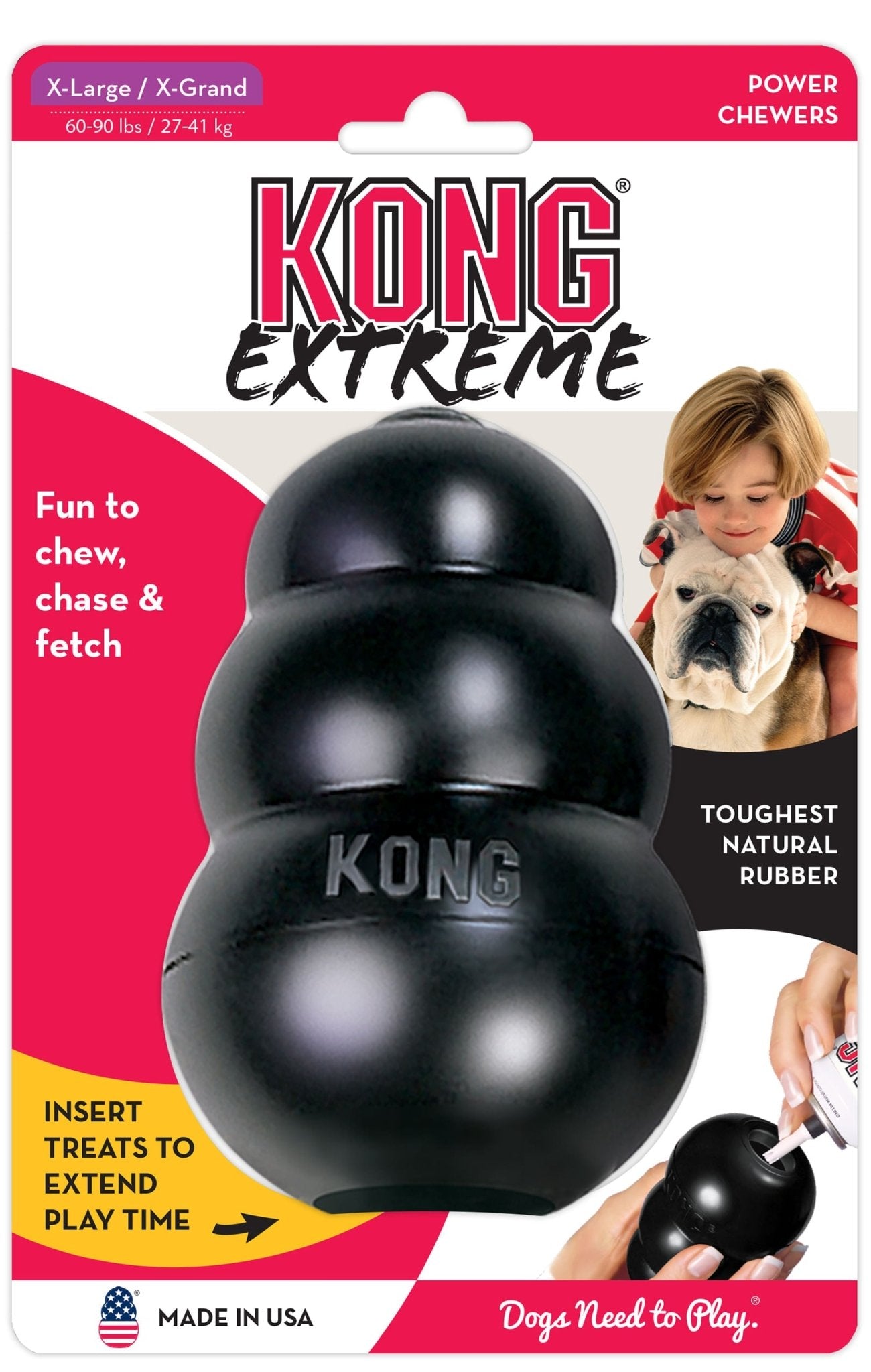 KONG Extreme Treat-Stuffing Dog Toy for Power Chewers - Elite Pet Collective