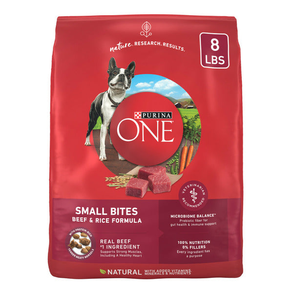 Purina ONE Small Bites Beef and Rice Formula Small Dog Food Dry - Elite Pet Collective