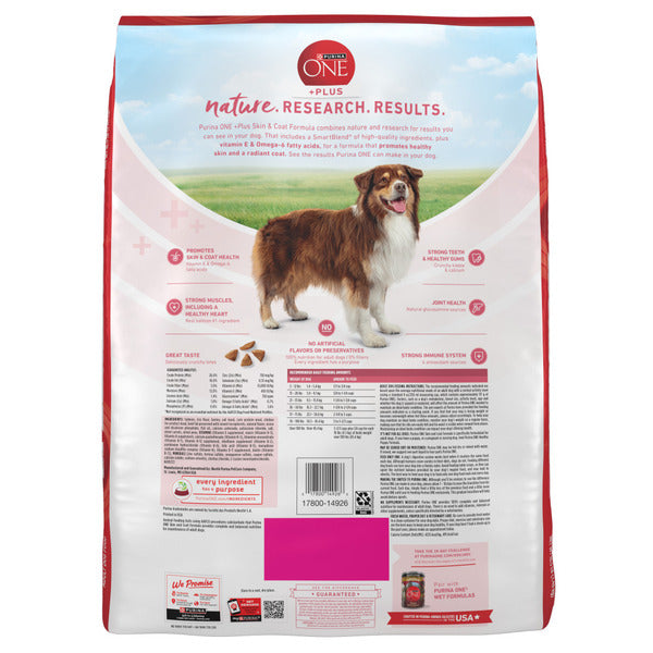 Purina ONE Natural, Sensitive Stomach Dry Dog Food, +Plus Skin & Coat Formula - Elite Pet Collective