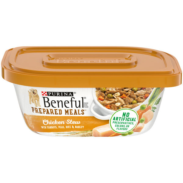 Purina Beneful High Protein Wet Dog Food With Gravy, Prepared Meals Chicken Stew - Elite Pet Collective