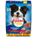 Kibbles 'n Bits Savory Bacon & Steak Flavor Dry Dog Food, 16 lb. Bag - Elite Pet Collective
