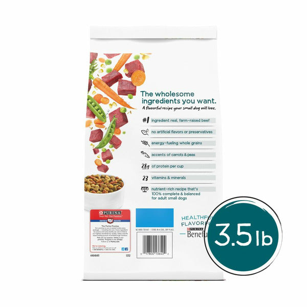 Purina Beneful IncrediBites With Farm-Raised Beef, Small Breed Dry Dog Food - Elite Pet Collective