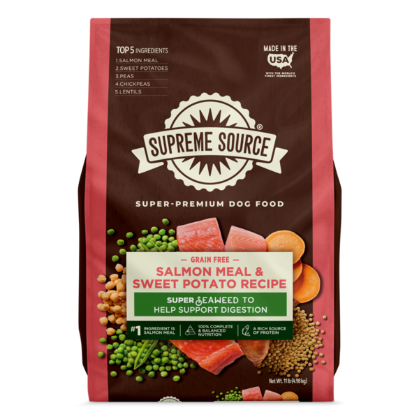 Supreme Source Salmon Meal And Sweet Potato Recipe Grain-Free Dog Food - Elite Pet Collective