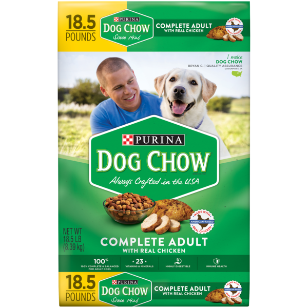 Purina Dog Chow Dry Dog Food, Complete Adult With Real Chicken - Elite Pet Collective