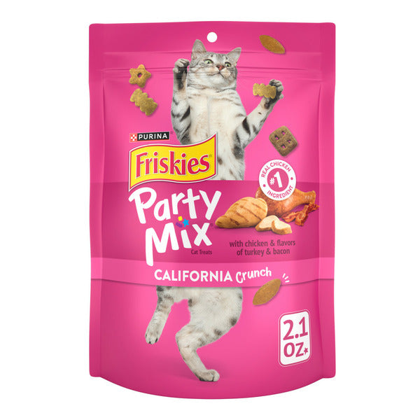 Purina Friskies Cat Treats, Party Mix California Crunch With Chicken - Elite Pet Collective