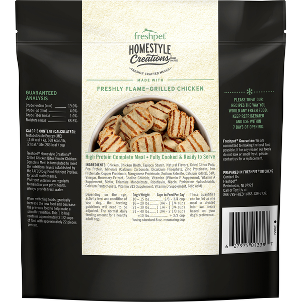 Freshpet Dog Food, Grilled Chicken Bites - Elite Pet Collective