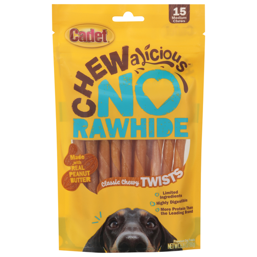 Cadet Premium No Rawhide Real Peanut Butter Dog Treats - Elite Pet Collective