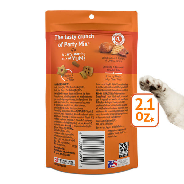 Purina Friskies Cat Treats, Party Mix Original Crunch - Elite Pet Collective