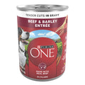 Purina ONE Tender Cuts in Gravy Beef and Barley Entree in Wet Dog Food Gravy - Elite Pet Collective