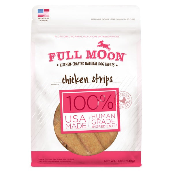 Full Moon Chicken Strips Dog Treats - Elite Pet Collective