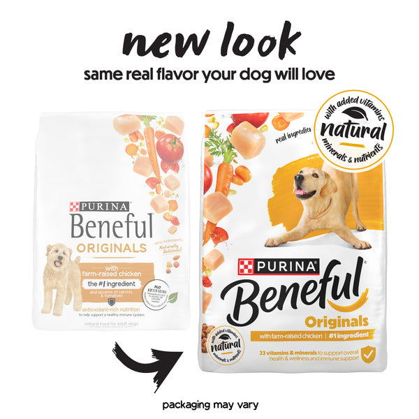 Purina Beneful Purina Beneful Originals With Farm-Raised Chicken Natural Dog Food Dry Recipe With Added Vitamins, Minerals and Nutrients - Elite Pet Collective