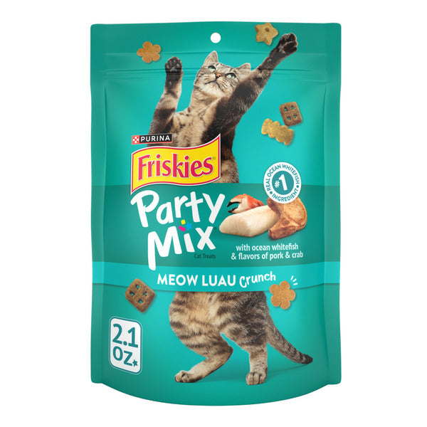 Purina Friskies Cat Treats, Party Mix Meow Luau Crunch - Elite Pet Collective