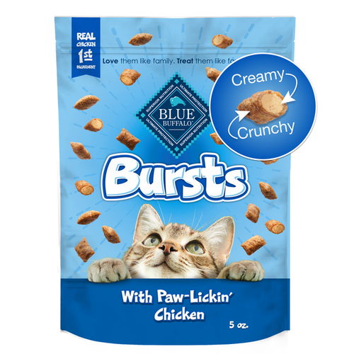 Blue Buffalo Bursts Crunchy Cat Treats, Chicken - Elite Pet Collective
