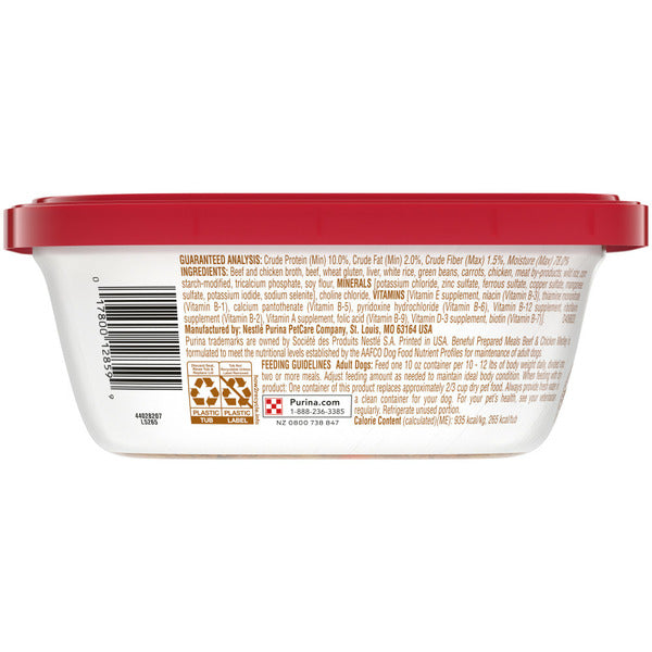 Purina Beneful High Protein, Wet Dog Food With Gravy, Prepared Meals Beef & Chicken Medley - Elite Pet Collective