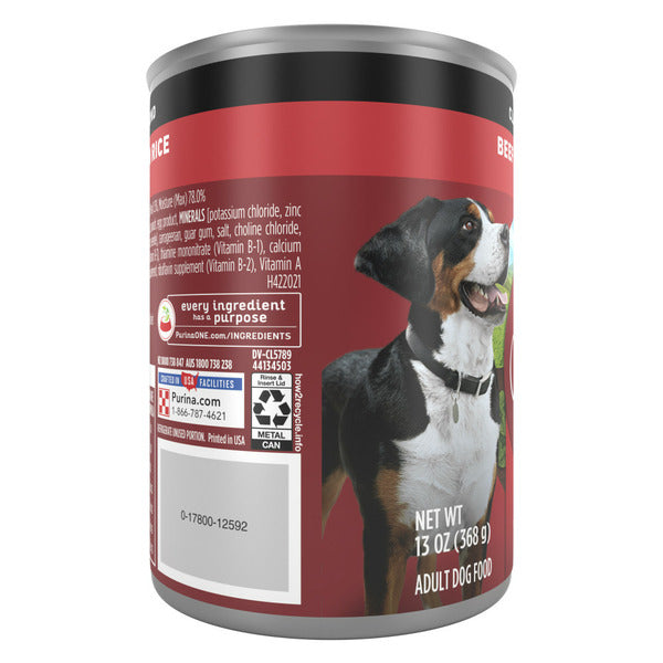 Purina ONE Classic Ground Beef and Brown Rice Entree Adult Wet Dog Food - Elite Pet Collective