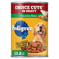 Pedigree Choice Cuts In Gravy Adult Canned Wet Dog Food Country Stew, 13.2 oz. Can - Elite Pet Collective