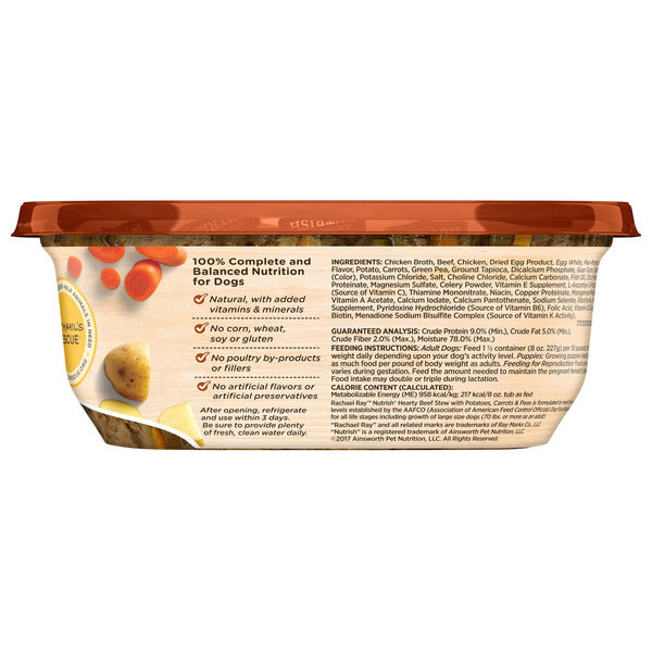 Rachael Ray Nutrish Hearty Beef Stew Wet Dog Food - Elite Pet Collective