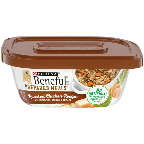 Purina Beneful High Protein, Wet Dog Food With Gravy, Prepared Meals Roasted Chicken Recipe - Elite Pet Collective