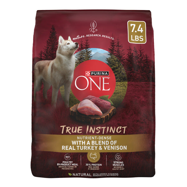 Purina ONE True Instinct With A Blend Of Real Turkey and Venison Dry Dog Food - Elite Pet Collective