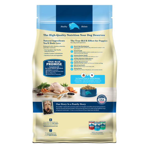 Blue Buffalo Life Protection Formula Natural Puppy Dry Dog Food, Chicken and Brown Rice - Elite Pet Collective