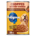 Pedigree Chopped Ground Dinner Beef, Bacon & Cheese Flavor Dog Food - Elite Pet Collective