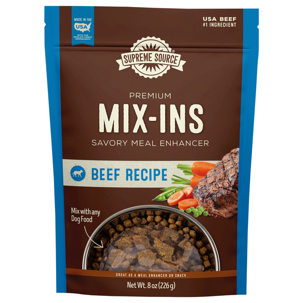 Supreme Source Dog Food, Mix-Ins, Beef Recipe, Premium - Elite Pet Collective